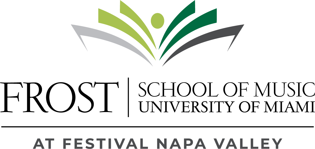 Frost School of Music at Festival Napa Valley logo