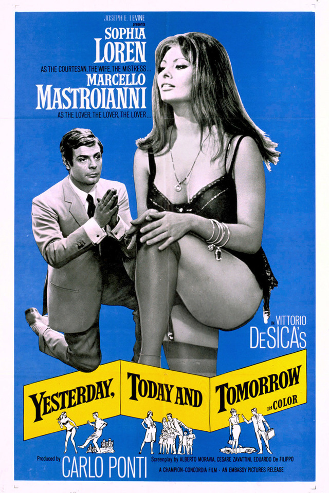 Yesterday, Today, and Tomorrow - starring Sophia Loren