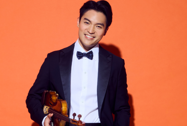 Ray Chen^ with Chelsea Wang^ at the Palace Hotel