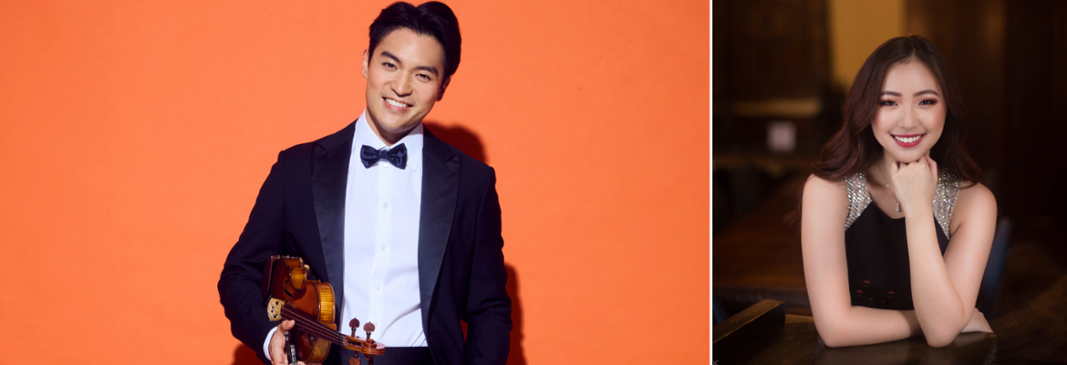 Ray Chen^ with Chelsea Wang^ at the Palace Hotel