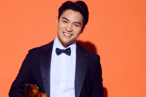 Ray Chen^ with Chelsea Wang^ at the Palace Hotel