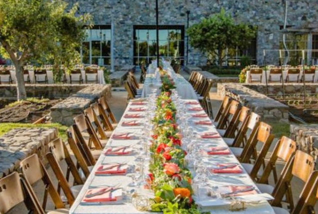 Patron Dinner at the^ Culinary Garden at Copia