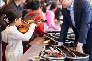 Instrument Petting Zoo and Festival Orchestra Napa Performance at NVC Performing Arts Center