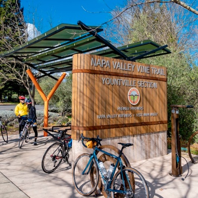 Napa Valley Vine Trail Yountville Rest Stop