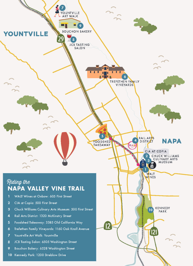 Riding the Napa Valley Vine Trail