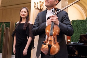 ODPOMS Ray Chen with Chelsea Wang at the Palace Hotel