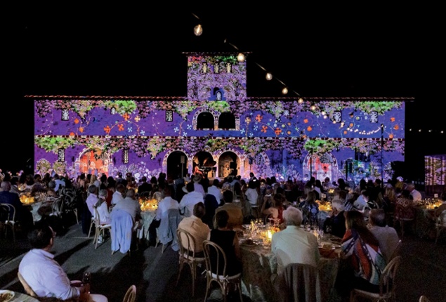 Patron Dinner^ at Castello di Amorosa