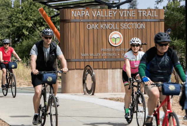 Vitni Ride Napa Valley Vine Trail: Ride, Walk, or Roll