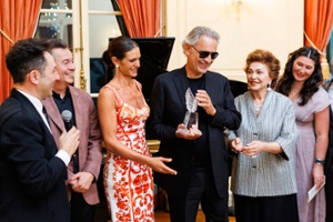 Haute Living: Andrea Bocelli Honored With Festival Napa Valley's Angels of the Arts Award