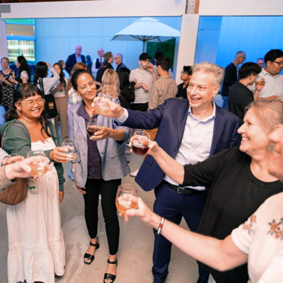 Faculty Toast at CIA at Copia